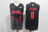 Blazers 0 Damian Lillard Black 2018 19 City Edition Nike Swingman Jersey,baseball caps,new era cap wholesale,wholesale hats